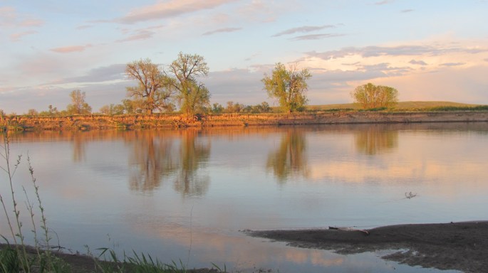 Stunningly gorgeous evening.