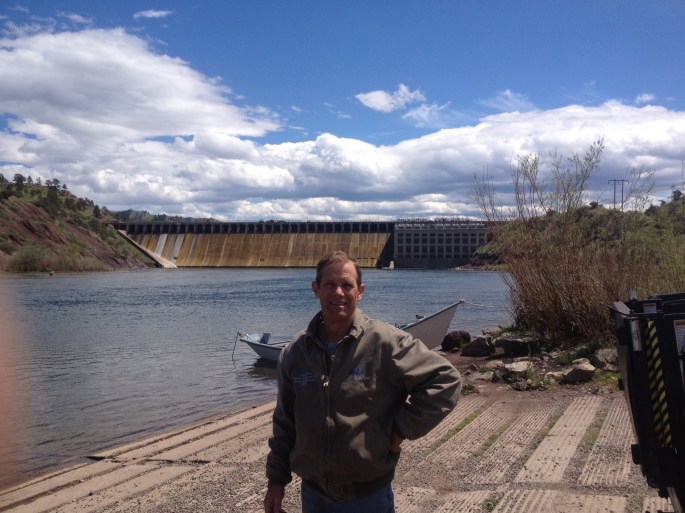 Tim works for Pennsylvania Power and Light (PPL), and was more than happy to help me portage around Holter Dam. Dave's (Dave from Hauser Dam) uncle was off work that day.