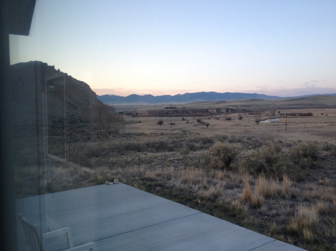 View of Beaverhead Rock from Robert's "cabin"