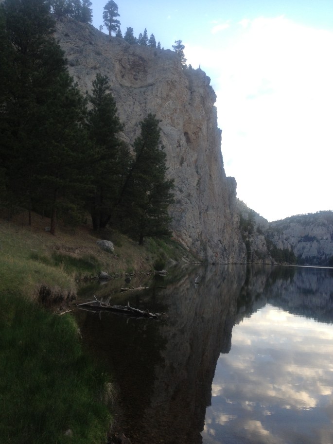 This is a photo I took the next morning with that early morning special light.  It was magical in the canyon.