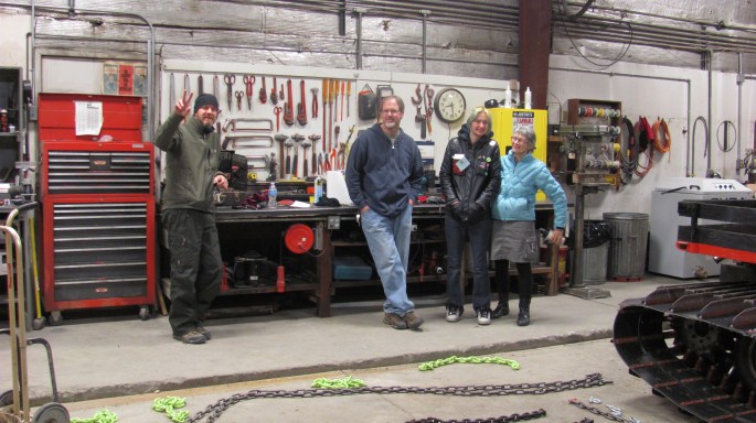 Curt Judy unlocked the gate for us so we could ski over to Jefferson Peak from the road switchback. Thanks, Curt!