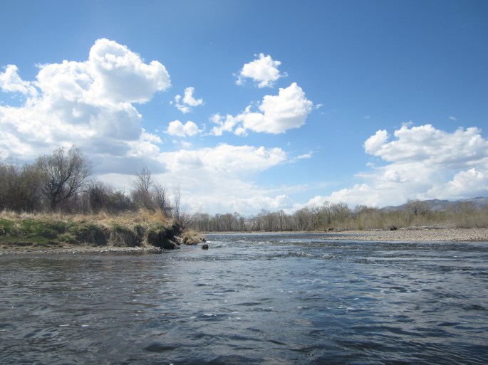 Heading down the beautiful Jefferson River