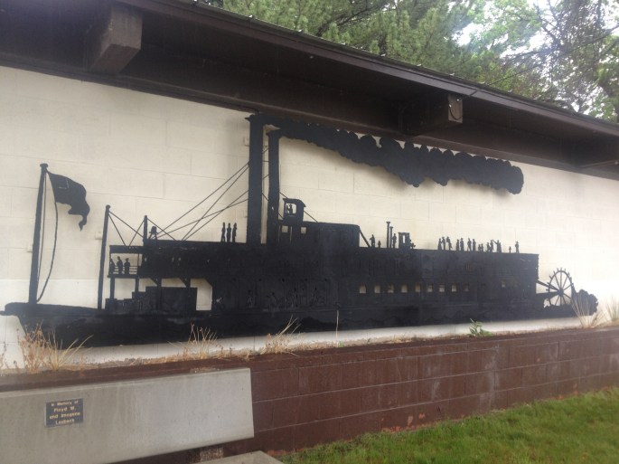 Side of the Upper Missouri River Museum building, located right next to my camp. Fort Benton was also next door.