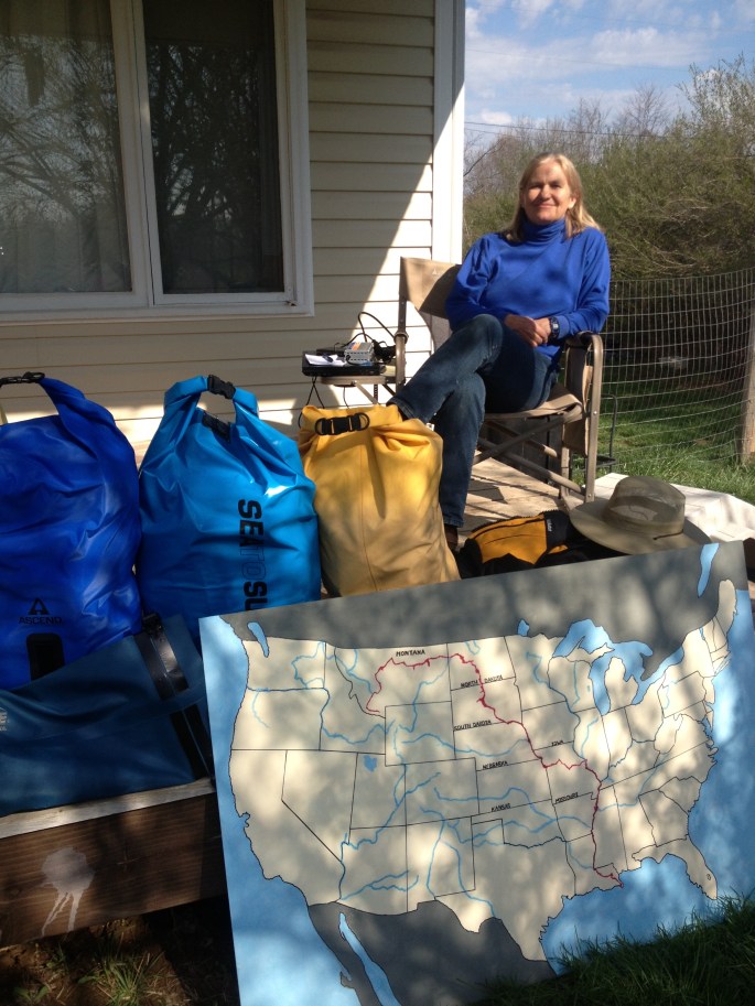 Packed up and ready to go on April 14, 2013