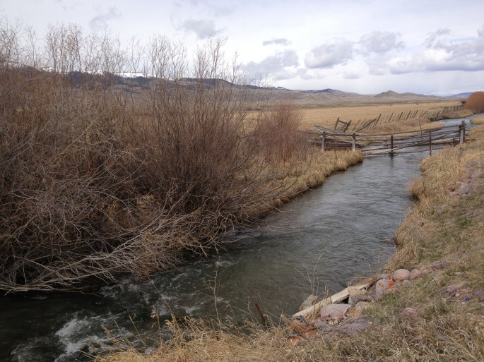 Red Rock River obstruction