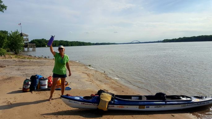 Arriving at Sunset ramp in Rock Island, Monday, June 20. Nearly a month has gone by since starting on May 25, 2016. Wow, how time flies!