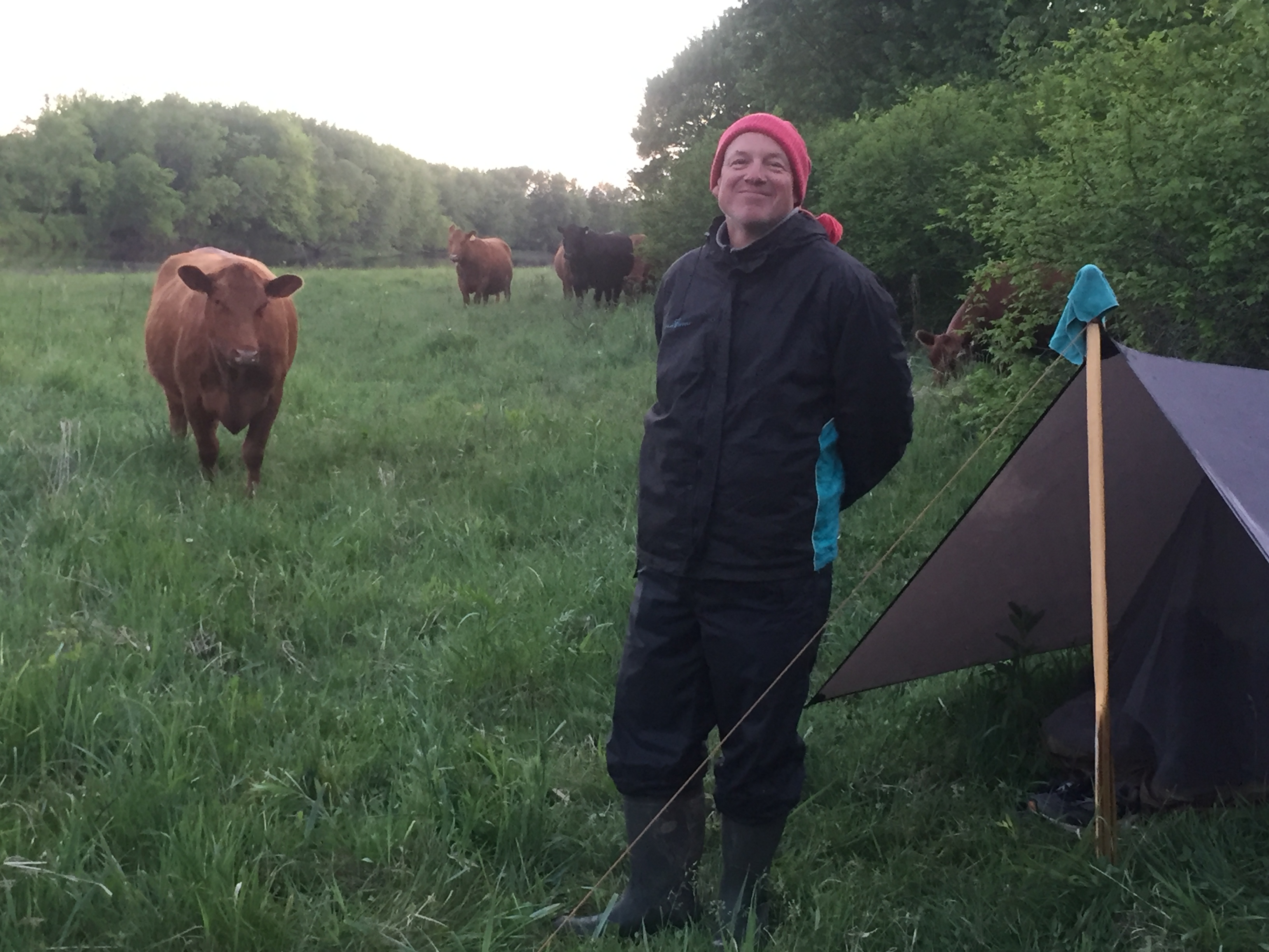 These critters were not so happy with their uninvited guests. However, they did take a liking to Bill (everyone loves Bill) and were somewhat disappointed when he climbed into his tent to go to bed. They left right away.